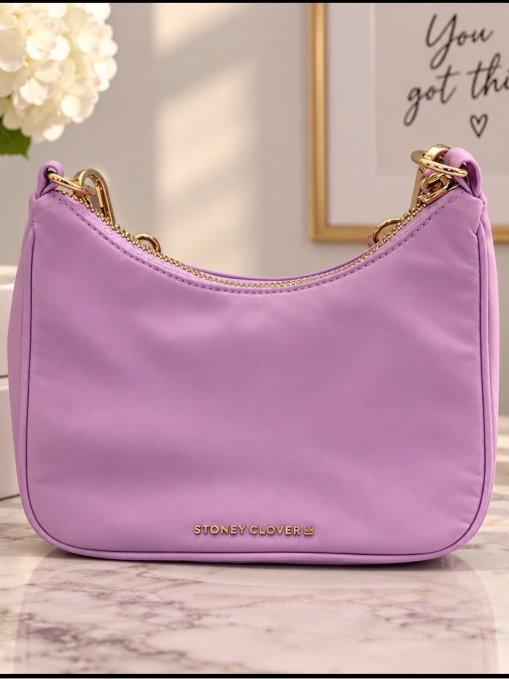 Stoney Clover Lane Lavender Shoulder Bag